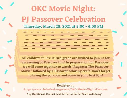 Banner Image for OKC Movie Night: PJ Passover Celebration
